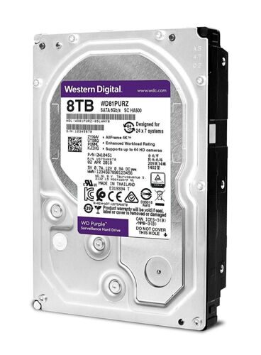 Жесткий диск Western Digital Purple 8TB WD81PURZ