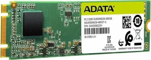 SSD диск SATA Adata SU630 480GB m2sata 550/510Mbs ASU650NS38-480GT-C