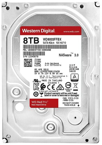 Жесткий диск Western Digital Rep Pro 8tb WD8003FFBX