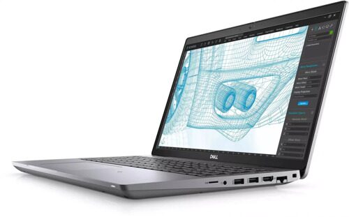 Ноутбук Dell Precision 3561, 15.6'', Intel Core i7 11850H, 16 ГБ, 512 Гб SSD, NVIDIA T600 (128 бит), WiFi, Bluetooth, Win10, серый (3561-0518)