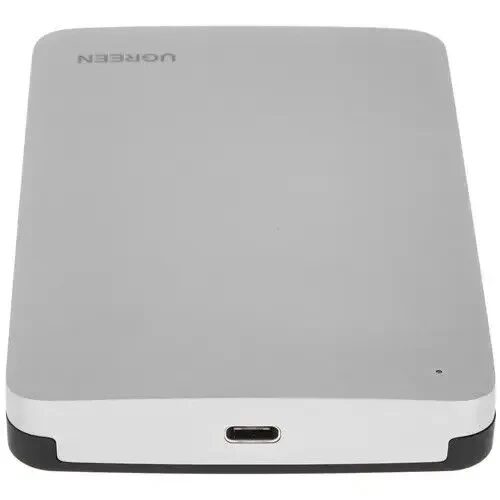 2.5" Внешний бокс Ugreen CM300 2.5 Inch Sata, серый, SATA, USB 3.2 Gen2 Type-C (70499)