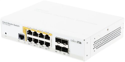 Коммутатор MikroTik CRS112-8P-4S-IN