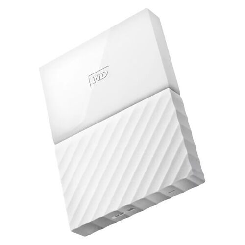 Внешний HDD Western Digital My Passport 4tb, белый (USB 3.2 Gen 1, 5400rpm) WDBUAX0040BWT