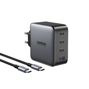 Адаптер питания UGREEN USB A + 3 USB C 100W GaN Tech Fast Charger CD226, серый